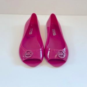 Michael Kors plastic flats